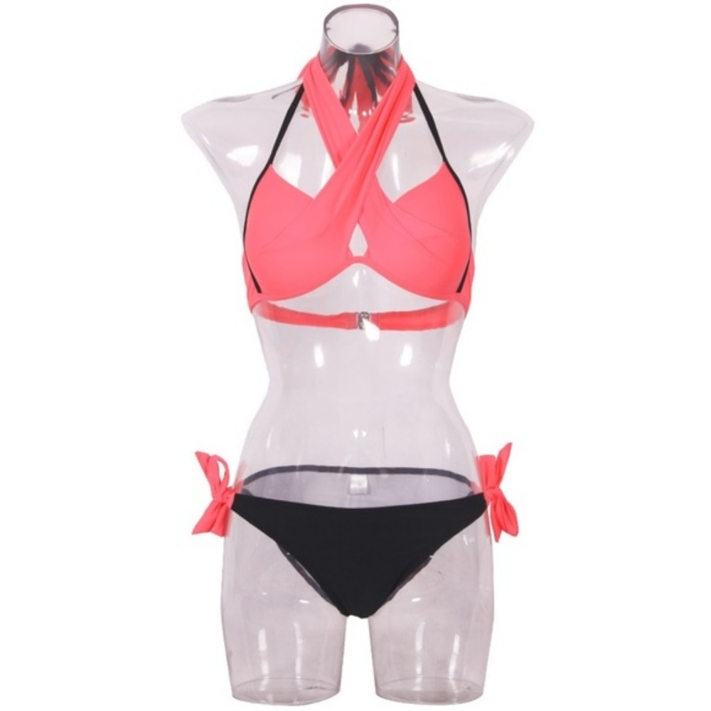 Push-up Bikini Top - Criss Cross Swimsuit - Picture 3 of 6